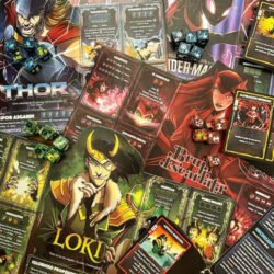 Marvel Dice Throne componentes