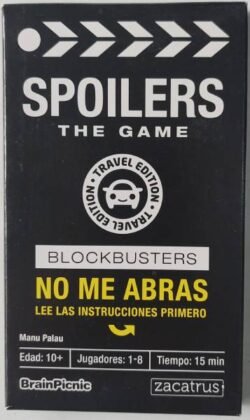 Spoilers: The Game Edición De Viaje Portada