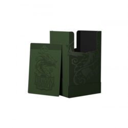 Caja De Mazo Forest Green Verde Dragon Shield abierto