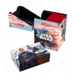 Caja para Mazos Soft Crate Star Wars Unlimited Mandalorian -Moff Gideon abierto