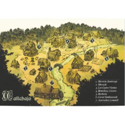 El caballo blanco de Vallebajo pueblo