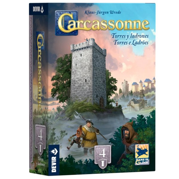 Carcassonne Torres y Ladrones Portada Carcassonne Torres y Ladrones Portada