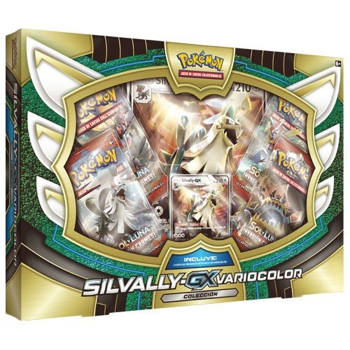 Pokemon Jcc - Caja Colección Silvally Gx Variocolor