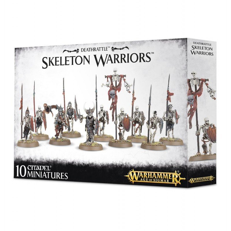 Warhammer Age Of Sigmar - Deathrattle Skeleton Warriors