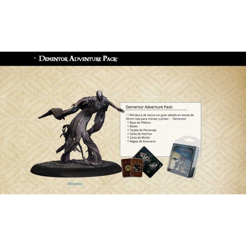 Harry Potter Miniatures Adventure Game - Dementor- Pack De Aventuras - Imagen 3