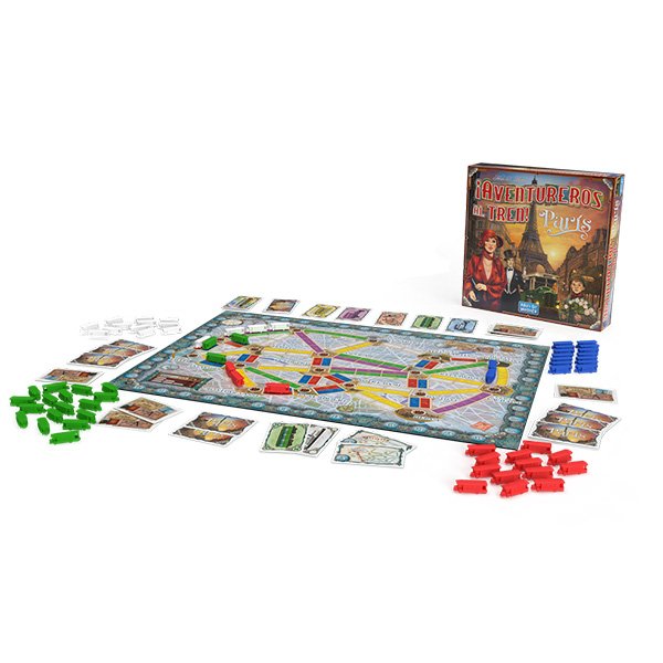 Aventureros al tren Paris despliegue del juego