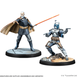 STAR WARS SHATTERPOINT - TWICE THE PRIDE COUNT DOOKU SQUAD PACK - Imagen 2