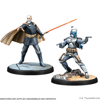 STAR WARS SHATTERPOINT - TWICE THE PRIDE COUNT DOOKU SQUAD PACK - Imagen 2