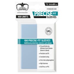 Ultimate Guard Precise-Fit Sleeves Fundas de Cartas Tamaño Estándar Transparente  64x89 mm (100)
