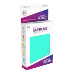 Ultimate Guard Supreme UX Sleeves Fundas de Cartas Tamaño Japonés Turquesa (60) (62x89mm)