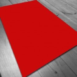 Tapete De Neopreno - Rojo Liso 140 X 80