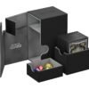 Ultimate Guard Flip´n´Tray Deck Case 80+ Caja de Cartas Tamaño Estándar XenoSkin™ Negro