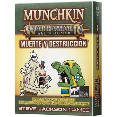 Munchkin Warhammer Age Of Sigmar - Muerte Y Destrucción