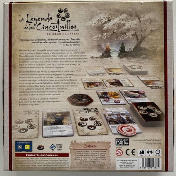 La Leyenda De Los Cinco Anillos El Juego De Cartas - Segunda Mano - Imagen 2