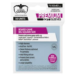 Ultimate Guard Premium Soft Sleeves Fundas de Cartas Cuadrado Grande 82x82 mm (50)