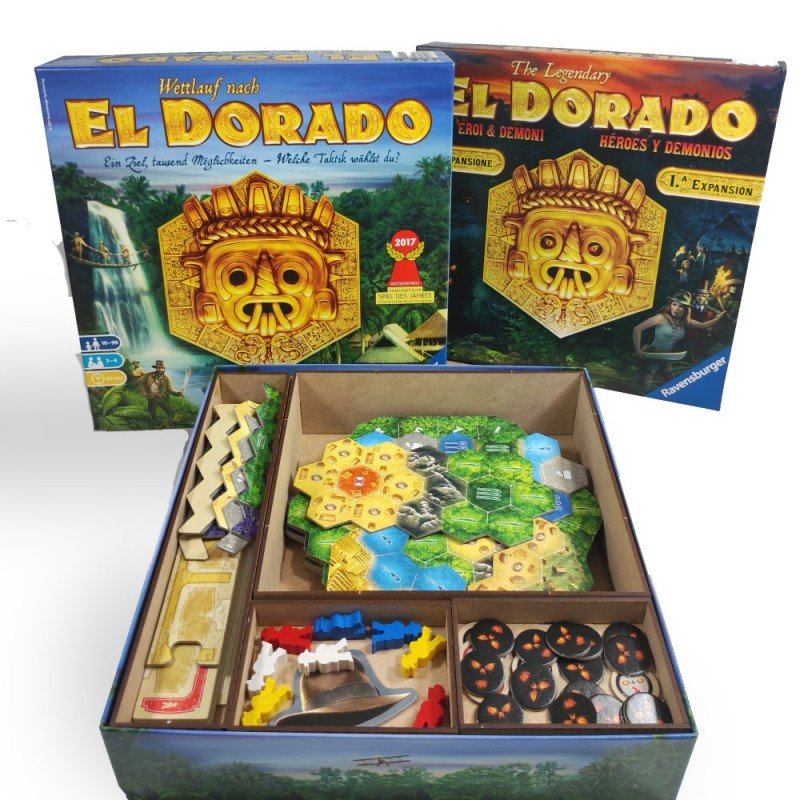 Inserto compatible con EL DORADO (Base + Expansión "Héroes y demonios")