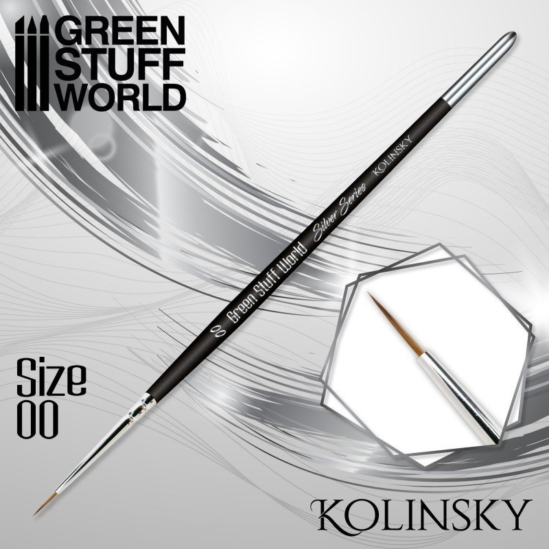 Pincel Kolinsky - 00 Silver Series