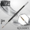 Pincel Kolinsky - 2 Silver Series