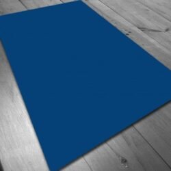 Tapete De Neopreno - Azul Liso 140 X 80