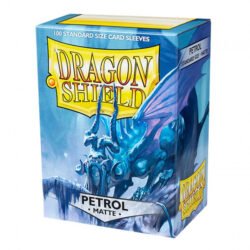 Fundas Standard Matte Azul Petróleo (100 Fundas) Dragon Shield.
