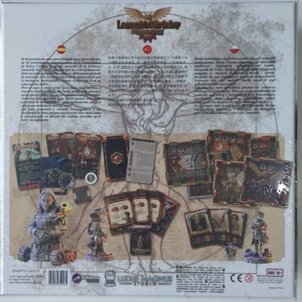 dungeonology_04 Dungeology: Leonardo´s Workshop Trasera