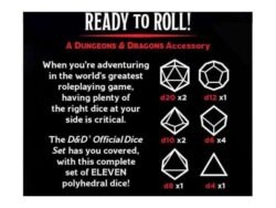Set de Dados Oficial de D&D