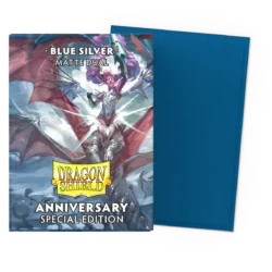 Dragon Shield Standard Matte Dual Sleeves Special Edition - Blue/Silver (100 Sleeves)