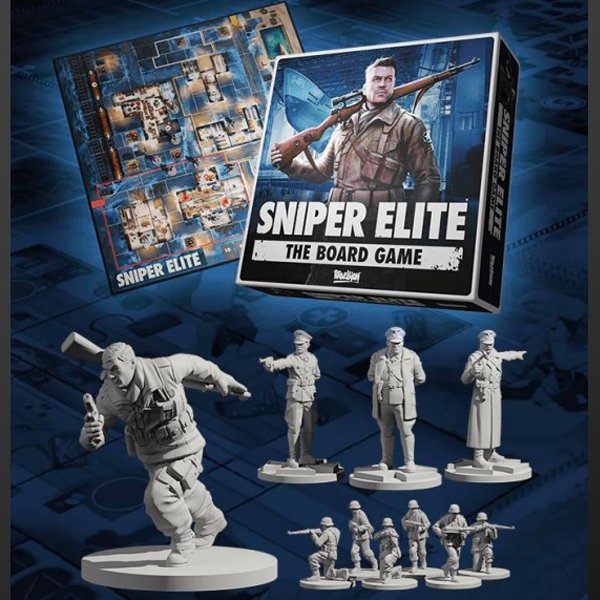 Sniper Elite The Board Game componentes Sniper Elite The Board Game componentes