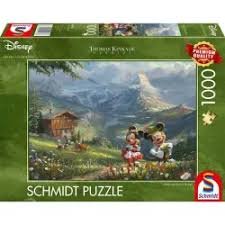 Disney Puzzle 1000 Piezas - Mickey & Minnie en el Tirol