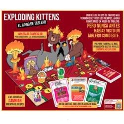 Exploding Kittens El Juego de Tablero reverso