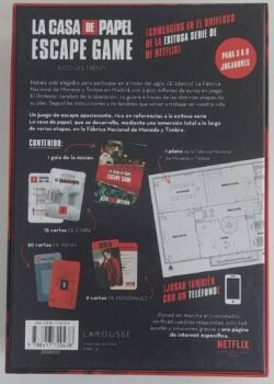 La Casa De papel: Escape Game Trasera