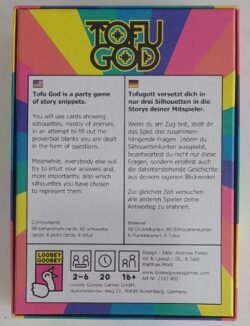 Tofu God Trasera