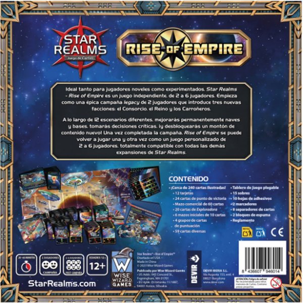 Star Realms Rise of Empire reverso
