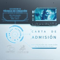 Civolution: Carta de admisión