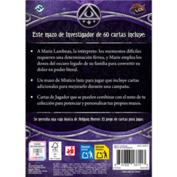 AH LCG: Marie Lambeau Mazo de investigador