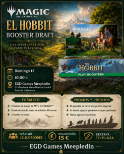 Inscripción Booster Draft MTG El Hobbit™ – Domingo 13