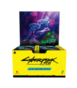 Cyberpunk TCG Booster Box (24 sobres) Welcome to Night City Inglés